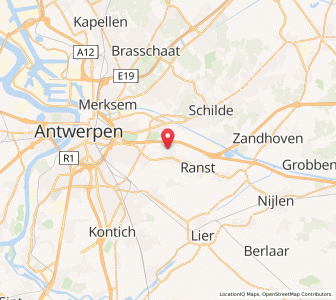 Map of Wommelgem, Flanders