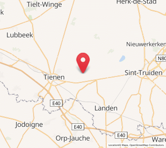 Map of Wommersom, Flanders