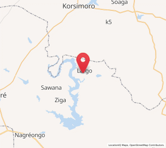 Map of Absouya, Plateau-Central