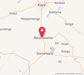 Map of Boussouma, Centre-Nord