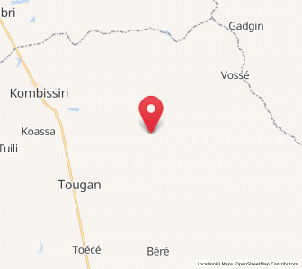 Map of Gaongo, Centre-Sud