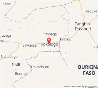 Map of Kokologo, Centre-Ouest