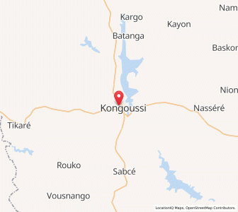 Map of Kongoussi, Centre-Nord