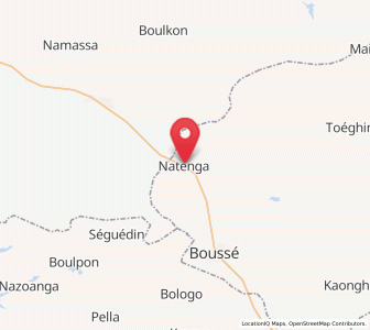 Map of Niou, Plateau-Central