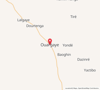 Map of Ouargaye, Centre-Est