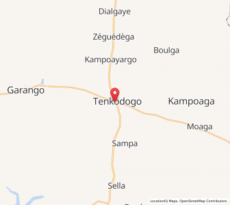 Map of Tenkodogo, Centre-Est