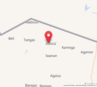 Map of Tin-Akoff, Sahel