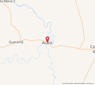 Map of Acará, Pará