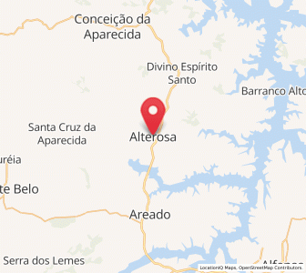 Map of Alterosa, Minas Gerais