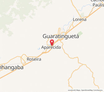 Map of Aparecida, São Paulo