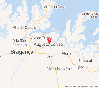 Map of Augusto Corrêa, Pará