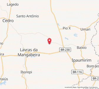 Map of Barro, Ceará