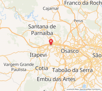 Map of Barueri, São Paulo