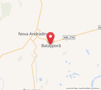 Map of Bataiporã, Mato Grosso do Sul