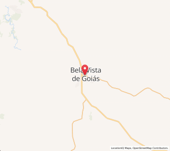 Map of Bela Vista de Goiás, Goiás