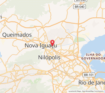 Map of Belford Roxo, Rio de Janeiro