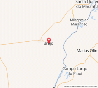 Map of Brejo, Maranhão