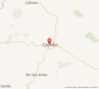Map of Caçador, Santa Catarina
