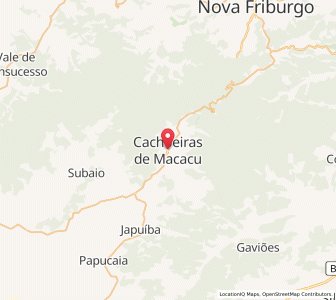 Map of Cachoeiras de Macacu, Rio de Janeiro