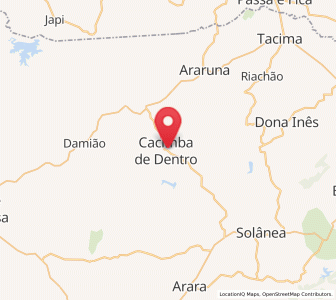 Map of Cacimba de Dentro, Paraíba