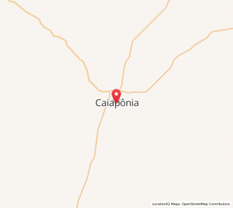 Map of Caiapônia, Goiás