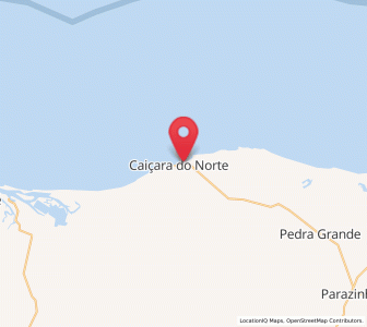Map of Caiçara do Norte, Rio Grande do Norte