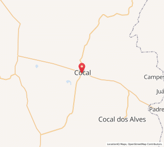 Map of Cocal, Piauí