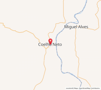Map of Coelho Neto, Maranhão