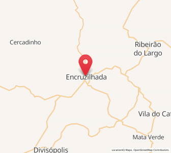 Map of Encruzilhada, Bahia