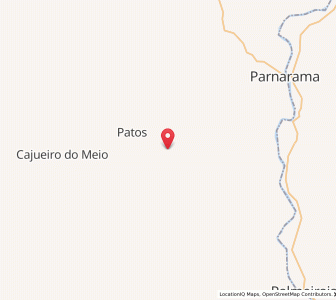 Map of Estreito, Maranhão