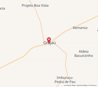 Map of Grajaú, Maranhão