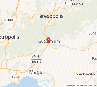 Map of Guapimirim, Rio de Janeiro