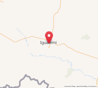 Map of Iguatemi, Mato Grosso do Sul