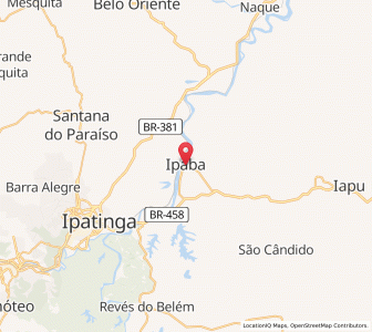 Map of Ipaba, Minas Gerais