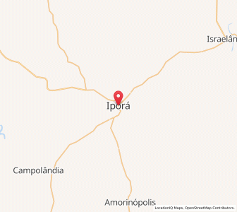 Map of Iporá, Goiás