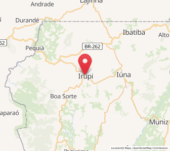 Map of Irupi, Espírito Santo