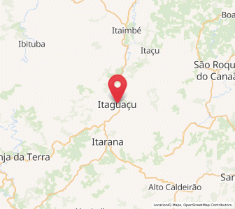 Map of Itaguaçu, Espírito Santo