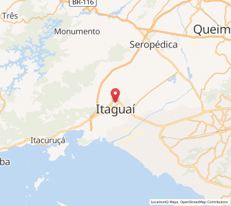 Map of Itaguaí, Rio de Janeiro