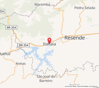 Map of Itatiaia, Rio de Janeiro