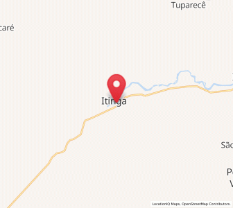 Map of Itinga, Minas Gerais