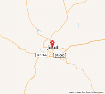 Map of Jataí, Goiás
