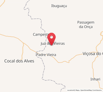Map of Juá dos Vieiras, Ceará