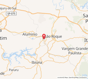 Map of Mairinque, São Paulo