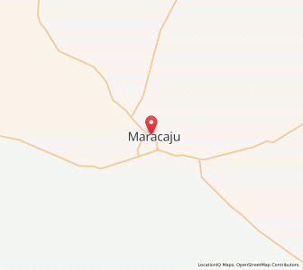 Map of Maracaju, Mato Grosso do Sul