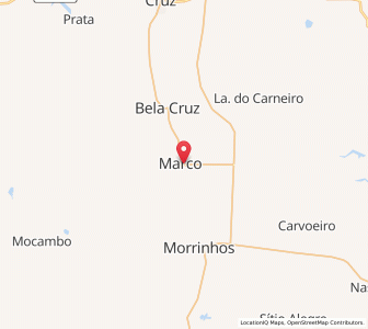 Map of Marco, Ceará