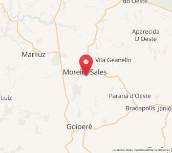 Map of Moreira Sales, Paraná