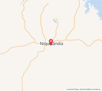 Map of Niquelândia, Goiás