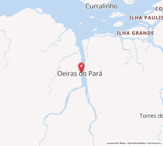 Map of Oeiras do Pará, Pará