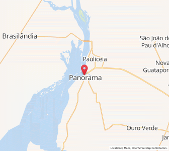 Map of Panorama, São Paulo
