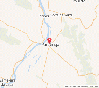 Map of Paratinga, Bahia